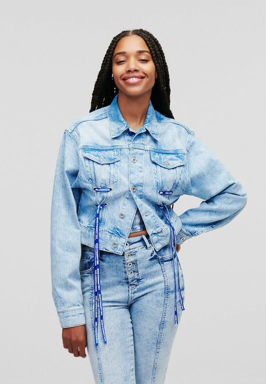 Jachetă Denim KARL LAGERFELD JEANS
